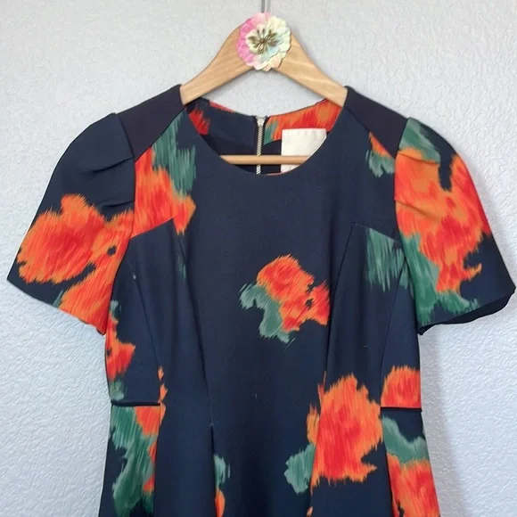 Fitted Retro Anthropologie Dress. - Picture 2 of 9